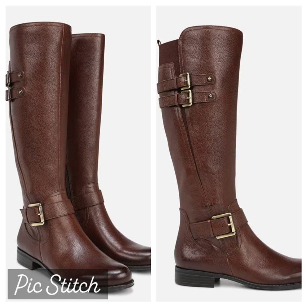 Naturalizer Jessie Knee High Boot NWOB 8 Wide Calf